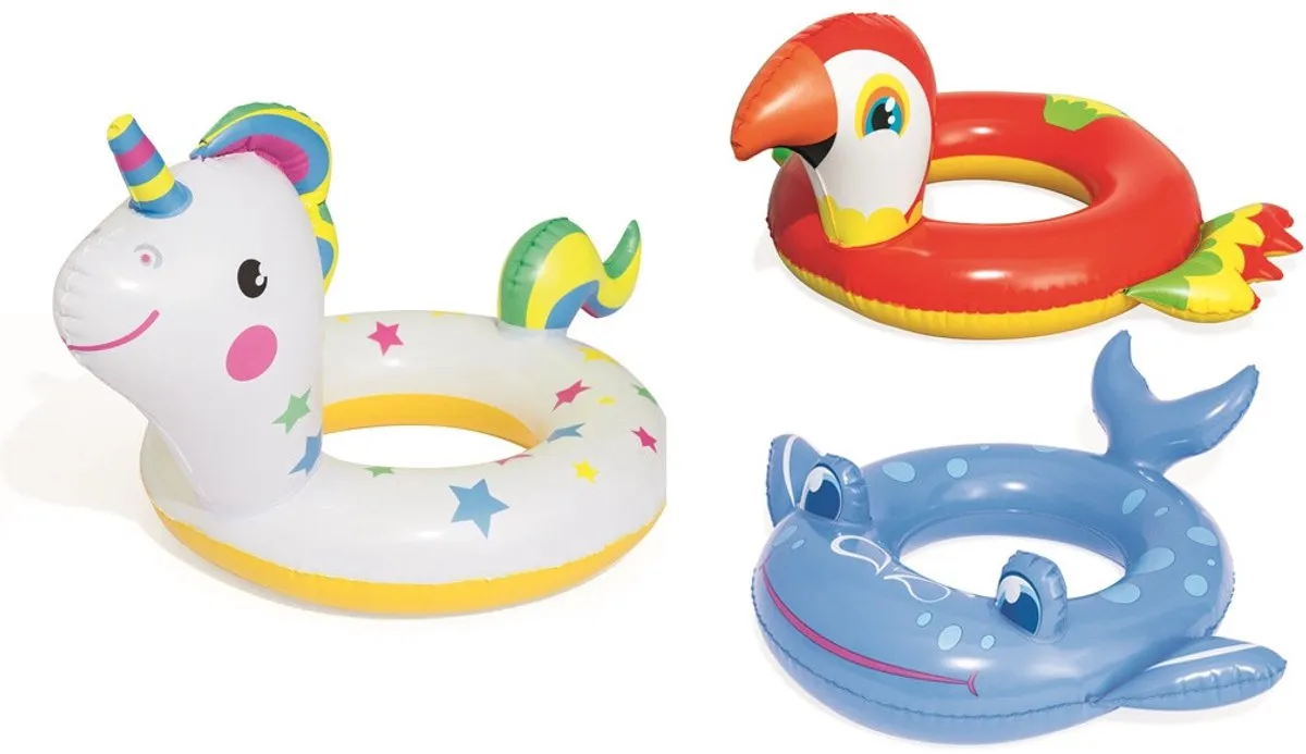 Bestway Zwemband Walvis Blauw 84x70cm
