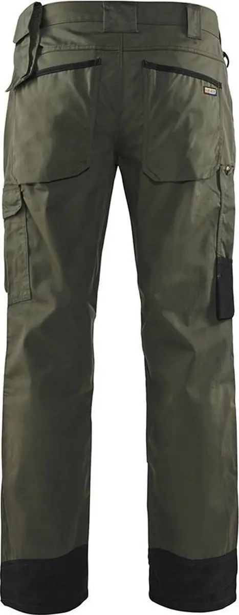 Blåkläder Garden Werkbroek 1454-1835 - Maat 152 - Army Groen/Zwart - afbeelding 6 van 6