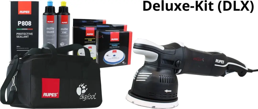 Rupes BigFoot Mille LK900E/DLX Polijstmachine 125mm - Deluxe Kit