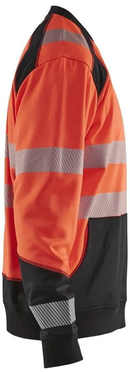 Blåkläder Sweatshirt High Vis 3541-2528 - 4XL - High Vis Rood/Zwart