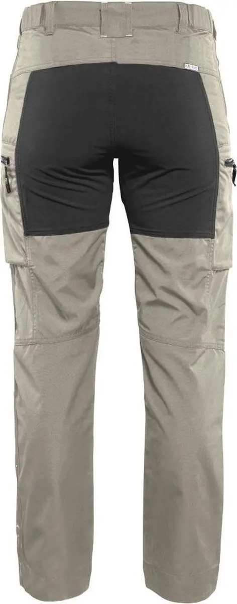 Blåkläder Dames Service Werkbroek Stretch 7159-1845 - 44 - Khaki/Zwart