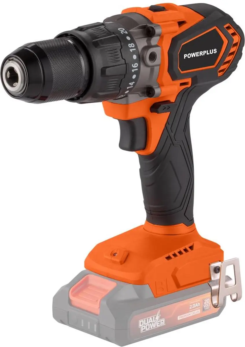 Powerplus POWDP15250 Klopboormachine 20V - 120Nm - afbeelding 6 van 6