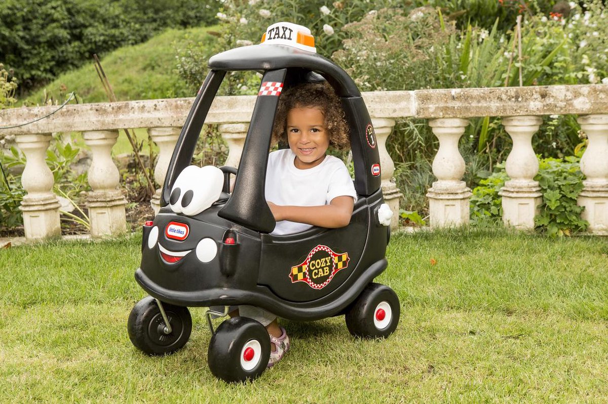 Little Tikes Cozy Coupe Taxi Loopauto - Zwart