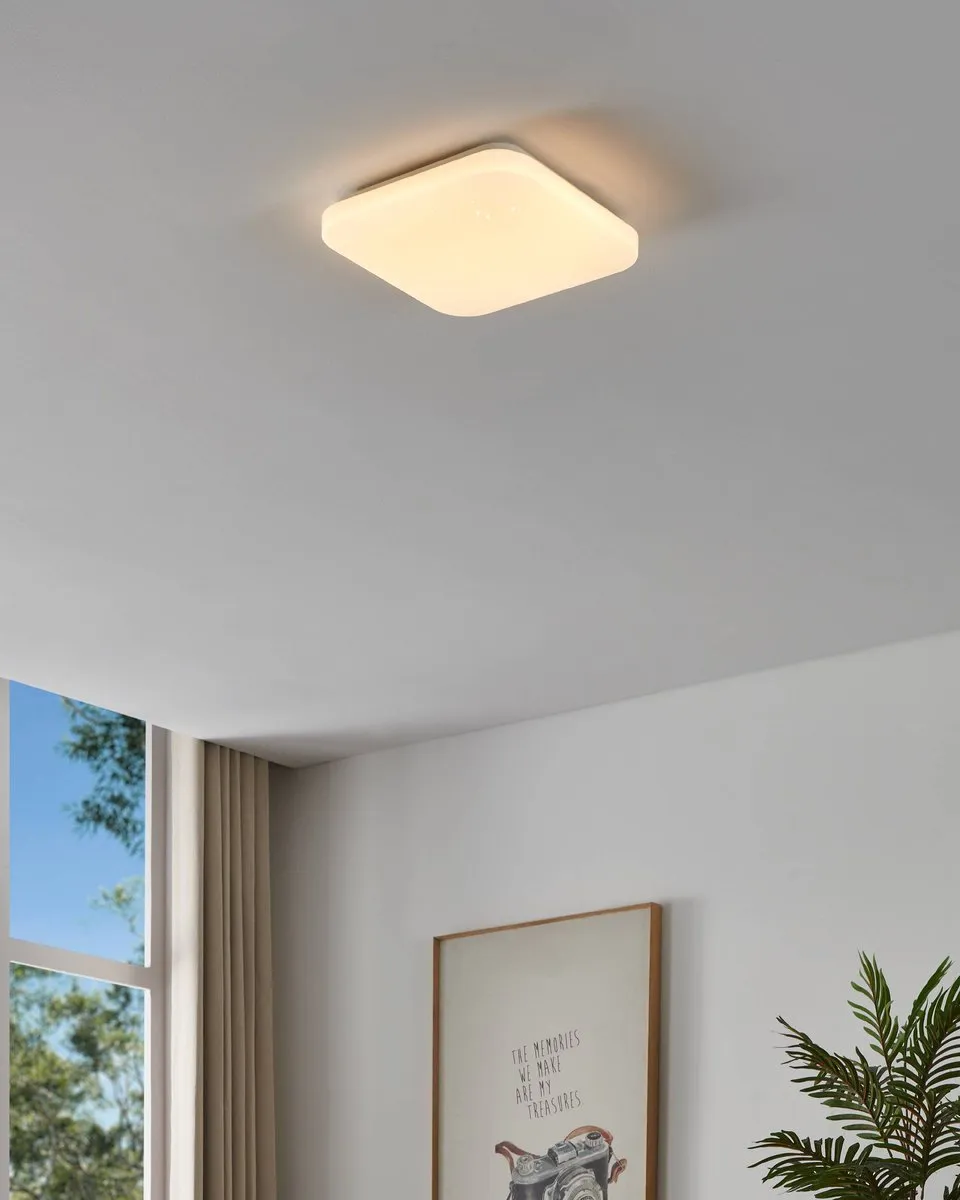 Eglo Frania-S Plafondlamp LED 28cm - Wit