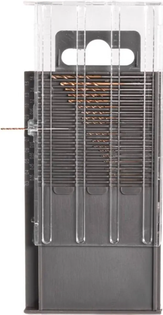 KWB HSS Titanium Metaal-spiraalboorset 20-delig M2 DIN 338 - 1mm - afbeelding 6 van 6
