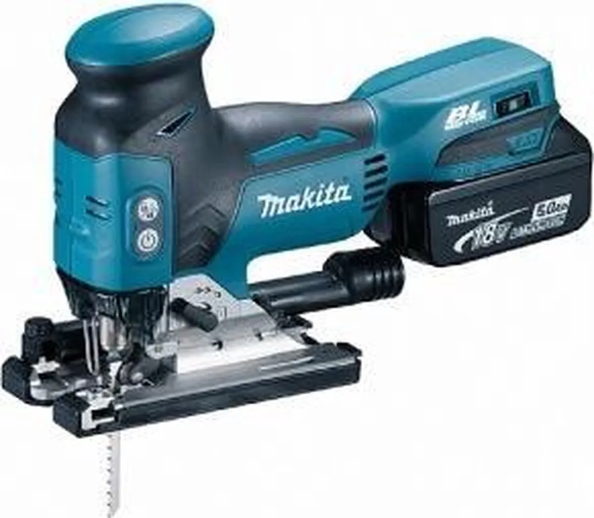Makita DJV181RT1J Decoupeerzaag - 800 tpm - 1x 5,0 Ah accu - 6 zaagbladen