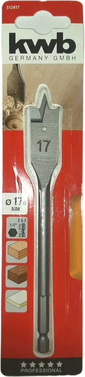 KWB Speedboor Lepelboor 17mm
