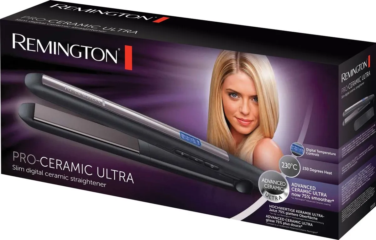 Remington S5505 PRO-Ceramic Ultra Stijltang - 9 standen - Zwart - afbeelding 6 van 6