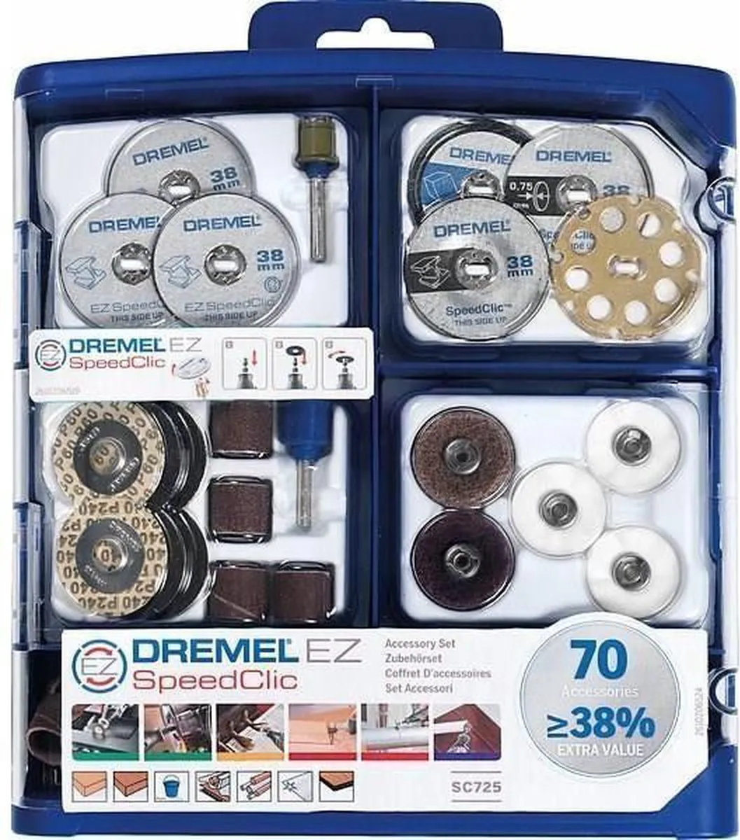Dremel SC725 Multitool Accessoireset - 70 Stuks