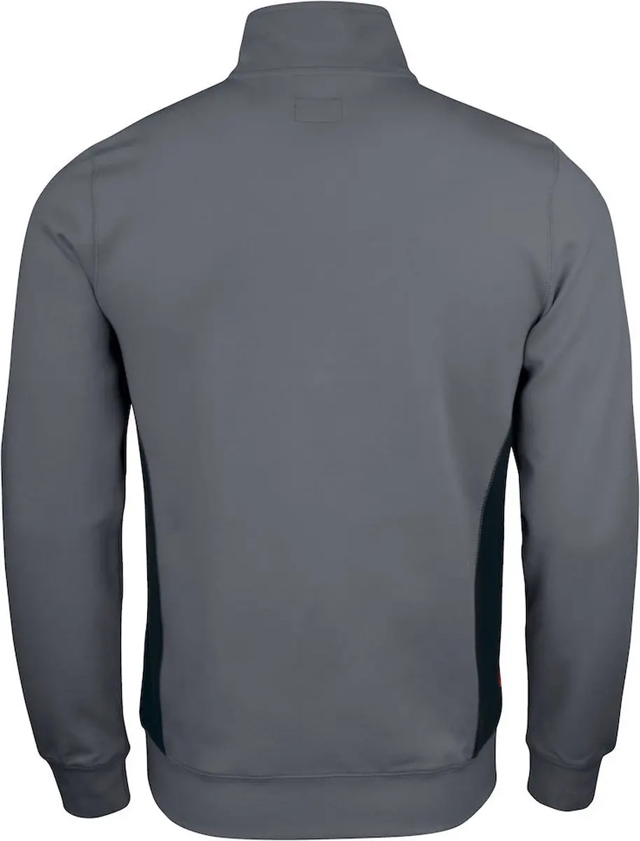 Jobman 5401 Sweatshirt met rits - M - Grijs/Zwart