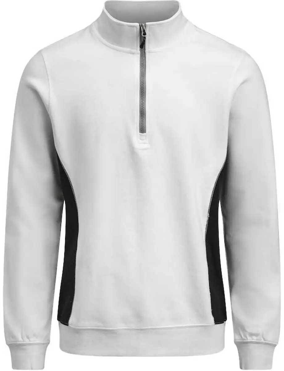 Jobman 5401 Sweatshirt met rits - M - Grijs/Zwart