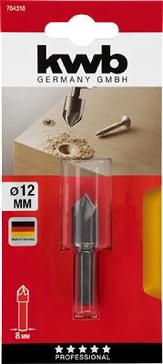 KWB Verzinkboor WS 7043-10 12mm