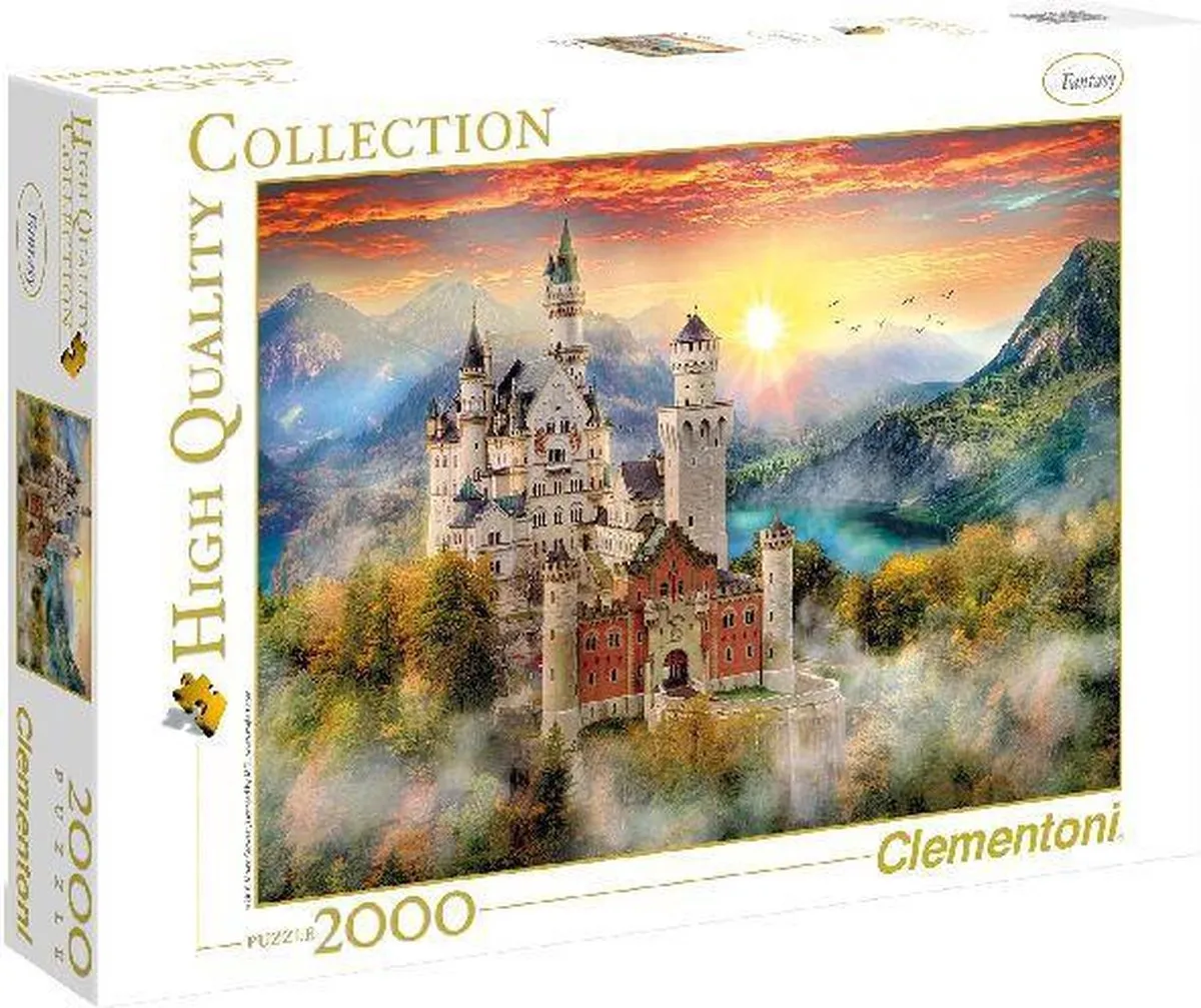 Clementoni Neuschwanstein Kasteel Puzzel 2000 Stuks