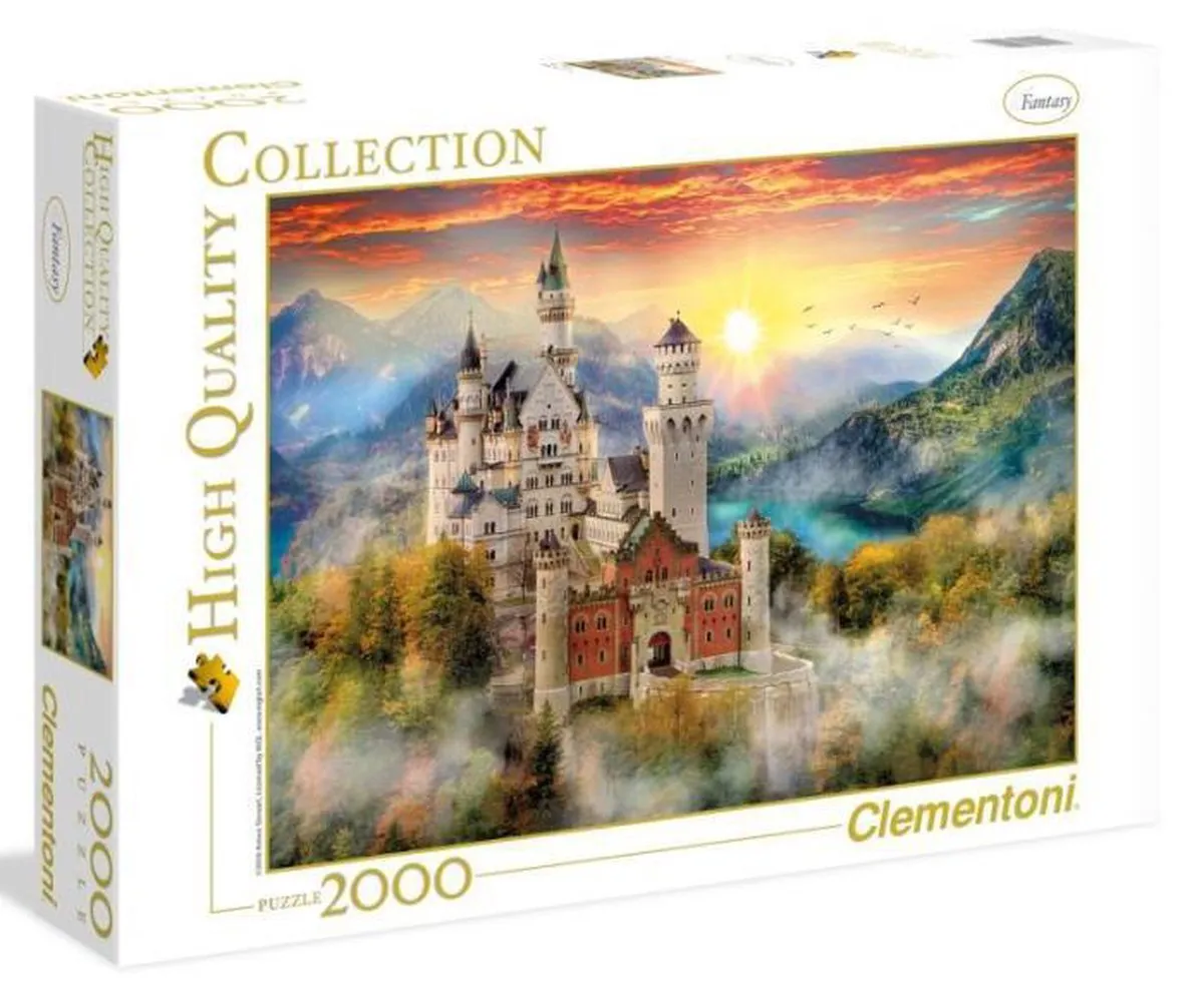 Clementoni Neuschwanstein Kasteel Puzzel 2000 Stuks