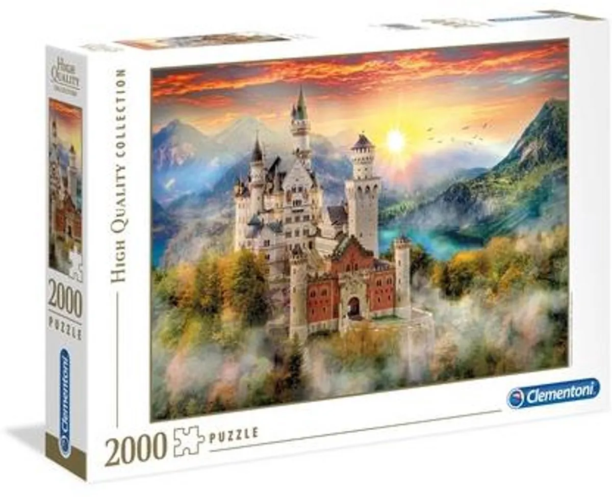 Clementoni Neuschwanstein Kasteel Puzzel 2000 Stuks