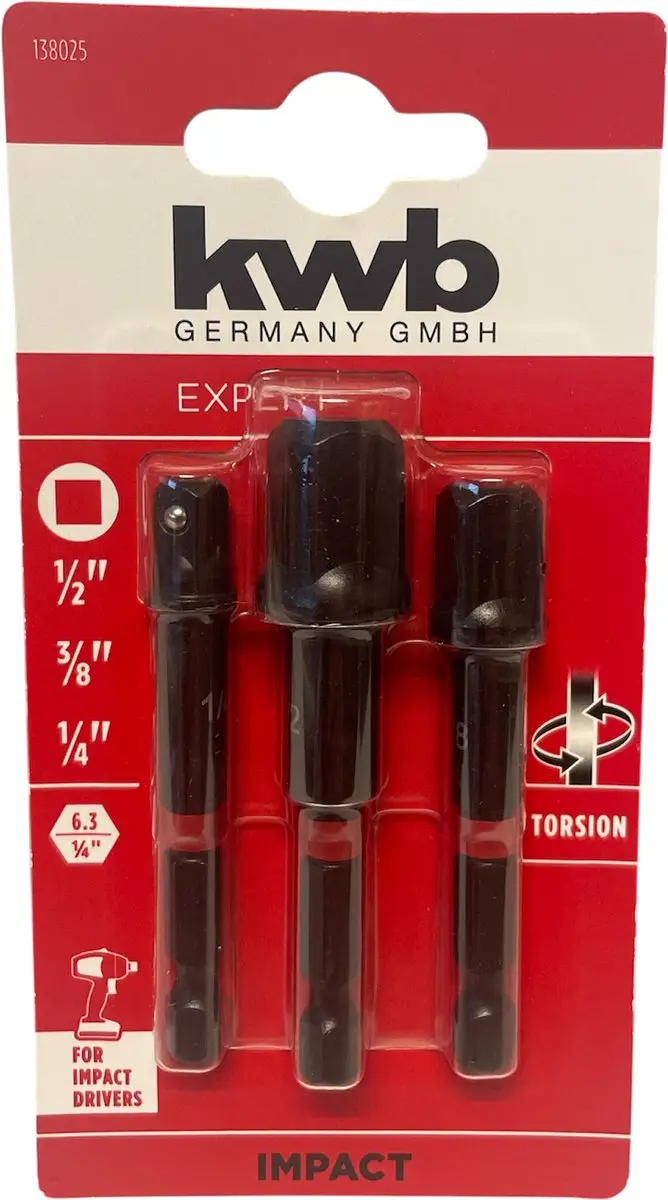 KWB Dophouder Impact Set 3 Stuks