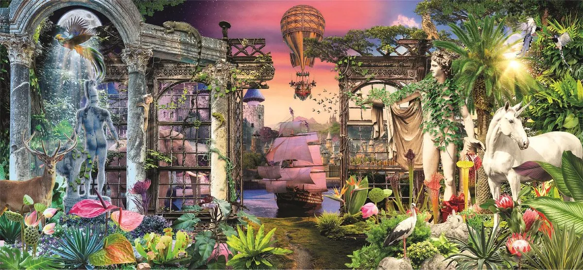 Clementoni Fantasiewereld Panorama Puzzel 13200 Stukjes - Multi Kleur