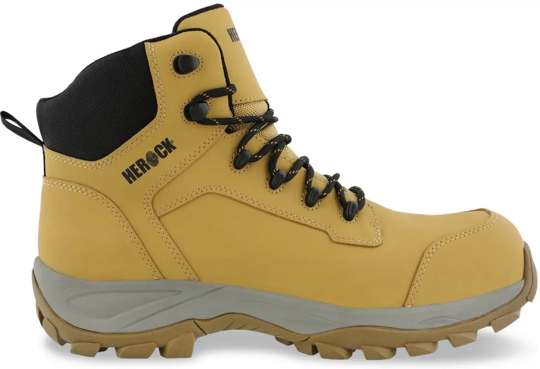 Herock Aris S3S Veiligheidsschoenen SR FO HRO ESD - Honing geel