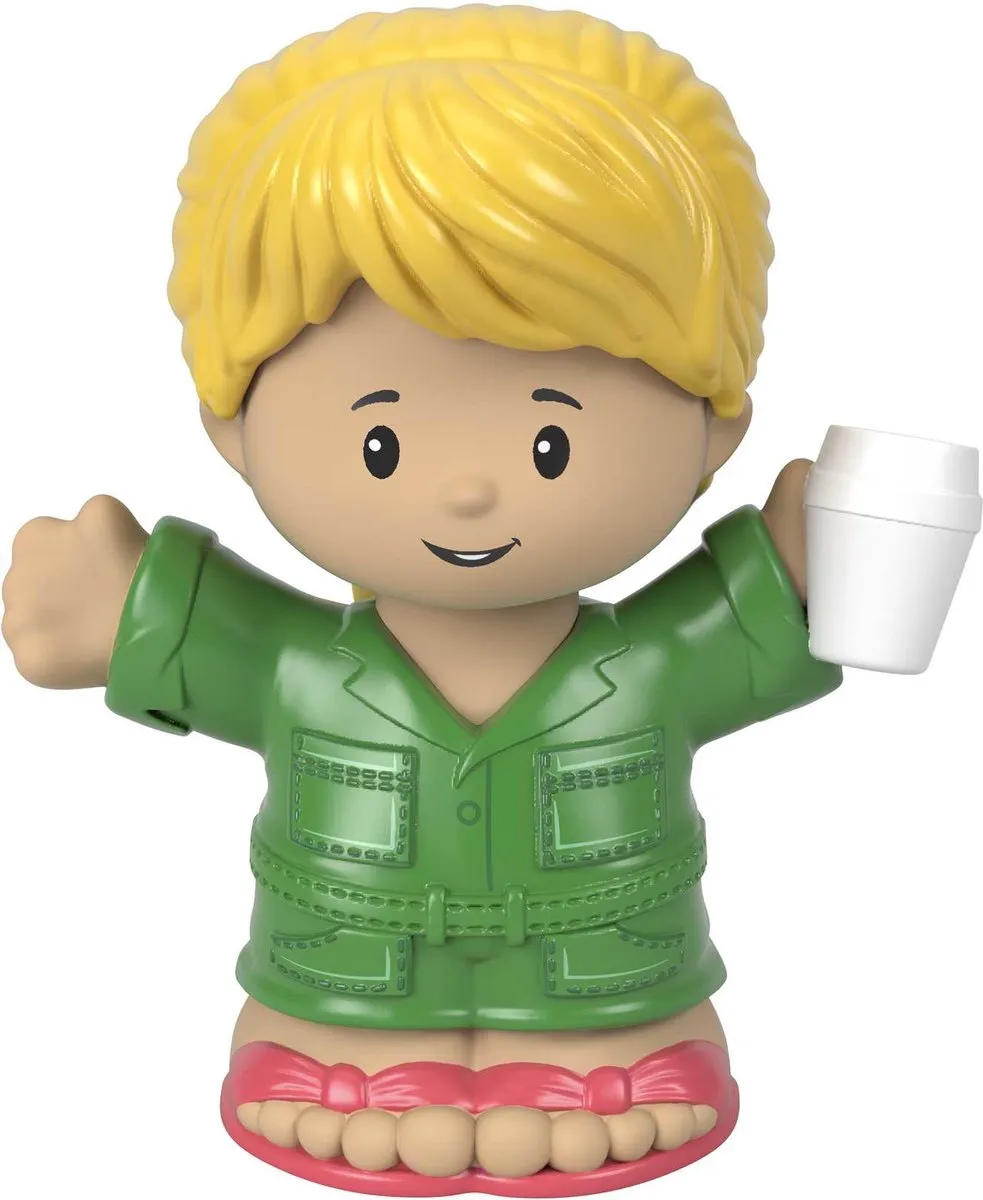 Fisher-Price Little People Vrouw met Koffiekopje HCG95 - Meerkleurig