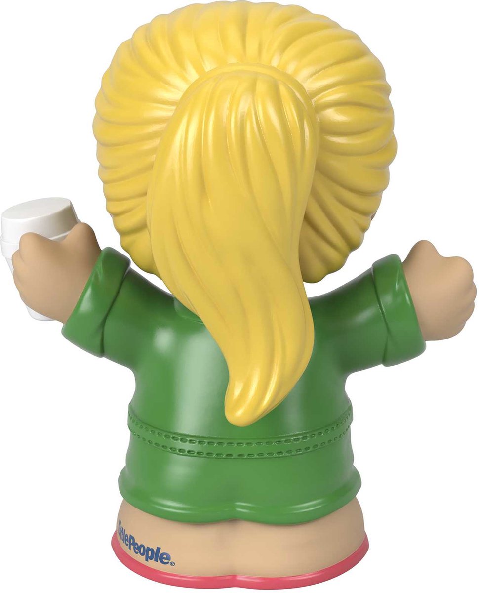 Fisher-Price Little People Woman with Coffee Cup, 1 jaar, Meerkleurig