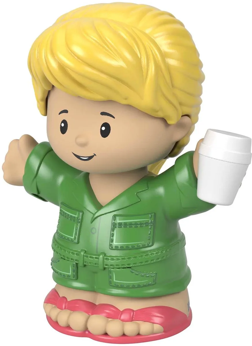Fisher-Price Little People Vrouw met Koffiekopje HCG95 - Meerkleurig - afbeelding 6 van 6