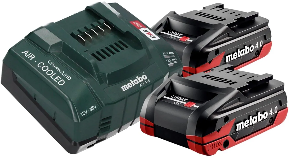 Metabo SSW 18 LTX 550 BL Slagmoersleutel - 2x 4,0Ah LiHDX + Oplader - afbeelding 3 van 6