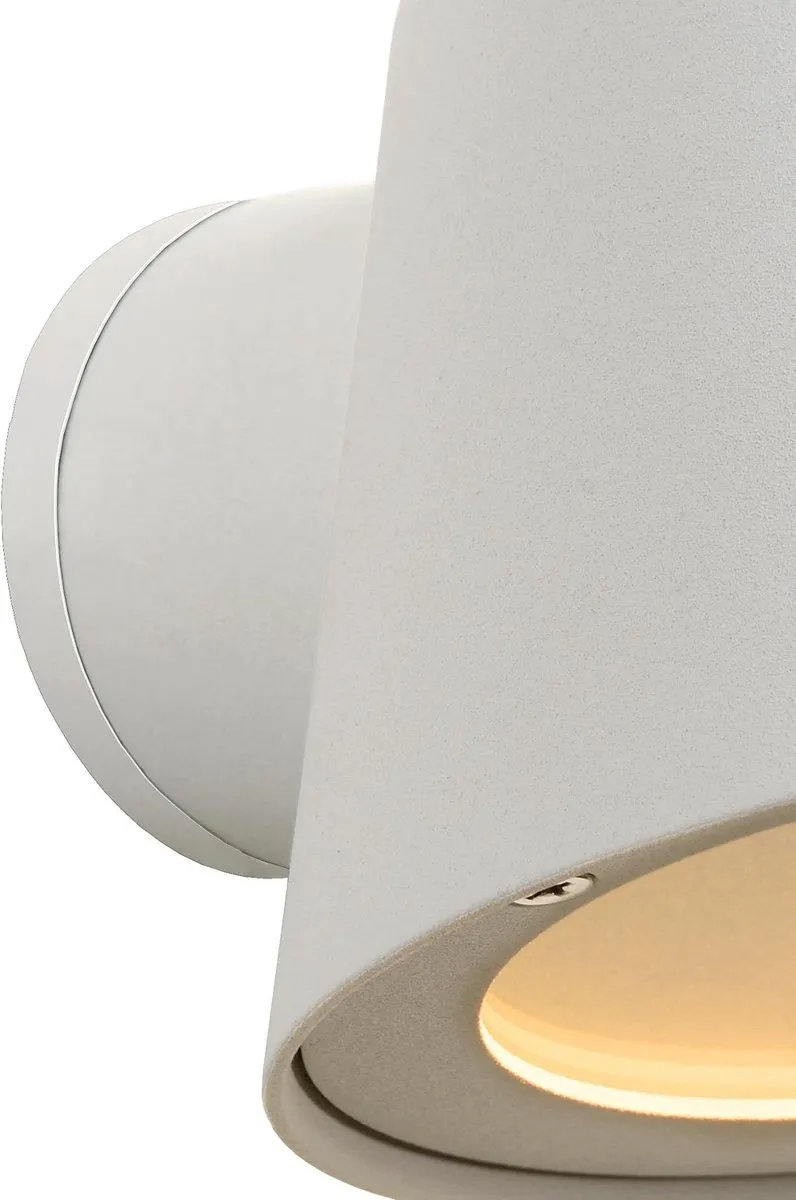 Lucide DINGO-LED Wandlamp 5W 3000K - IP44 Wit