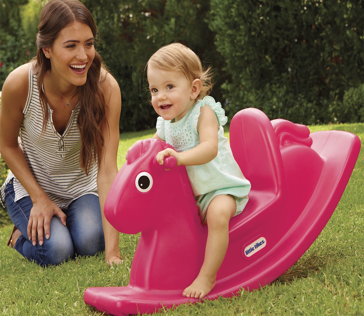 Little Tikes - Rocking Horse - Schommelwip - Wipwap Voor Binnen en Buiten - Roze