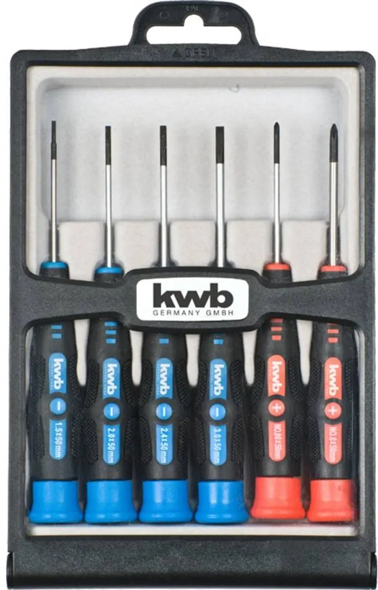 KWB Schroevendraaierset 6-delig - PH/SL
