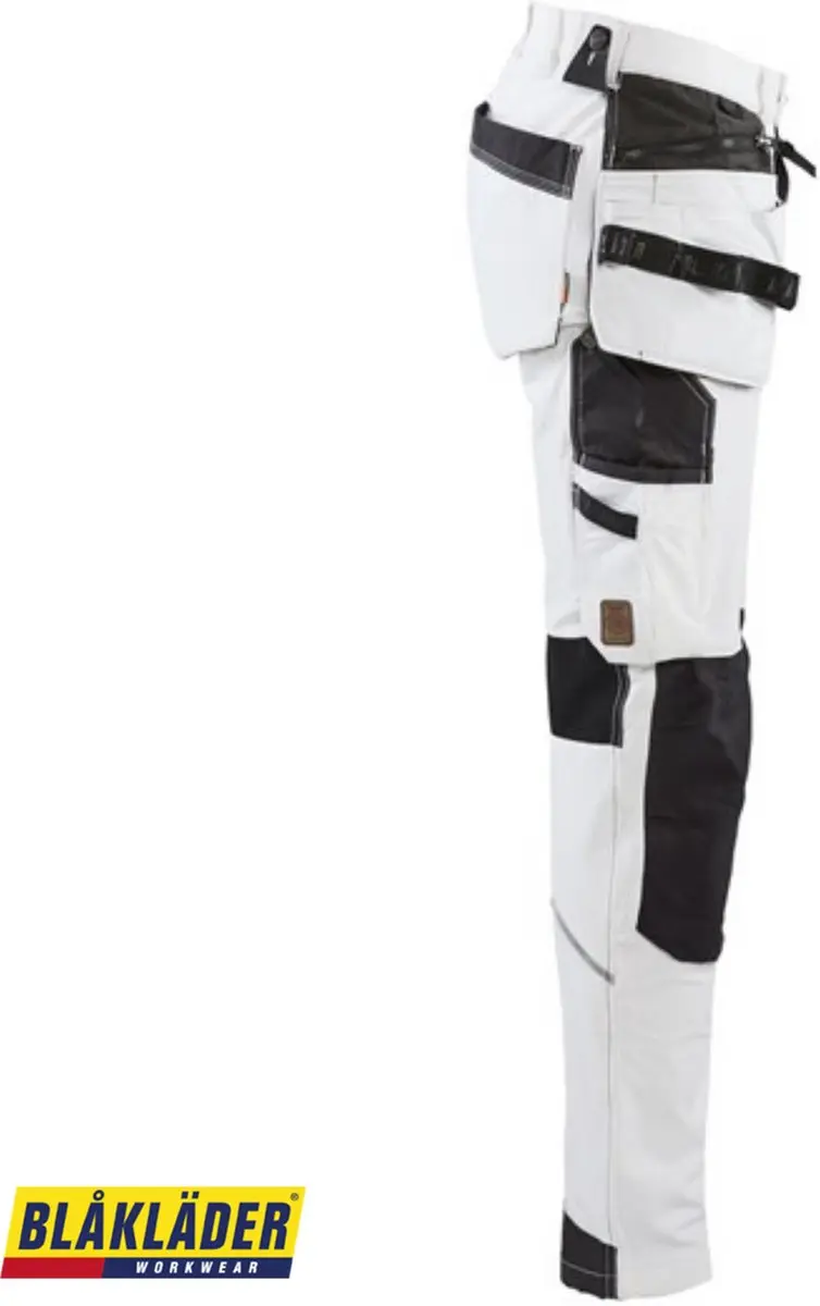 Blåkläder Schildersbroek 1079-1645 - Wit/Donkergrijs