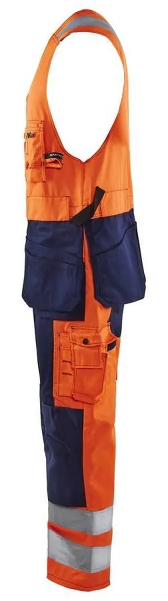 Blåkläder Amerikaanse Overall High Vis 2653-1804 - 44 - High Vis Oranje/Marineblauw