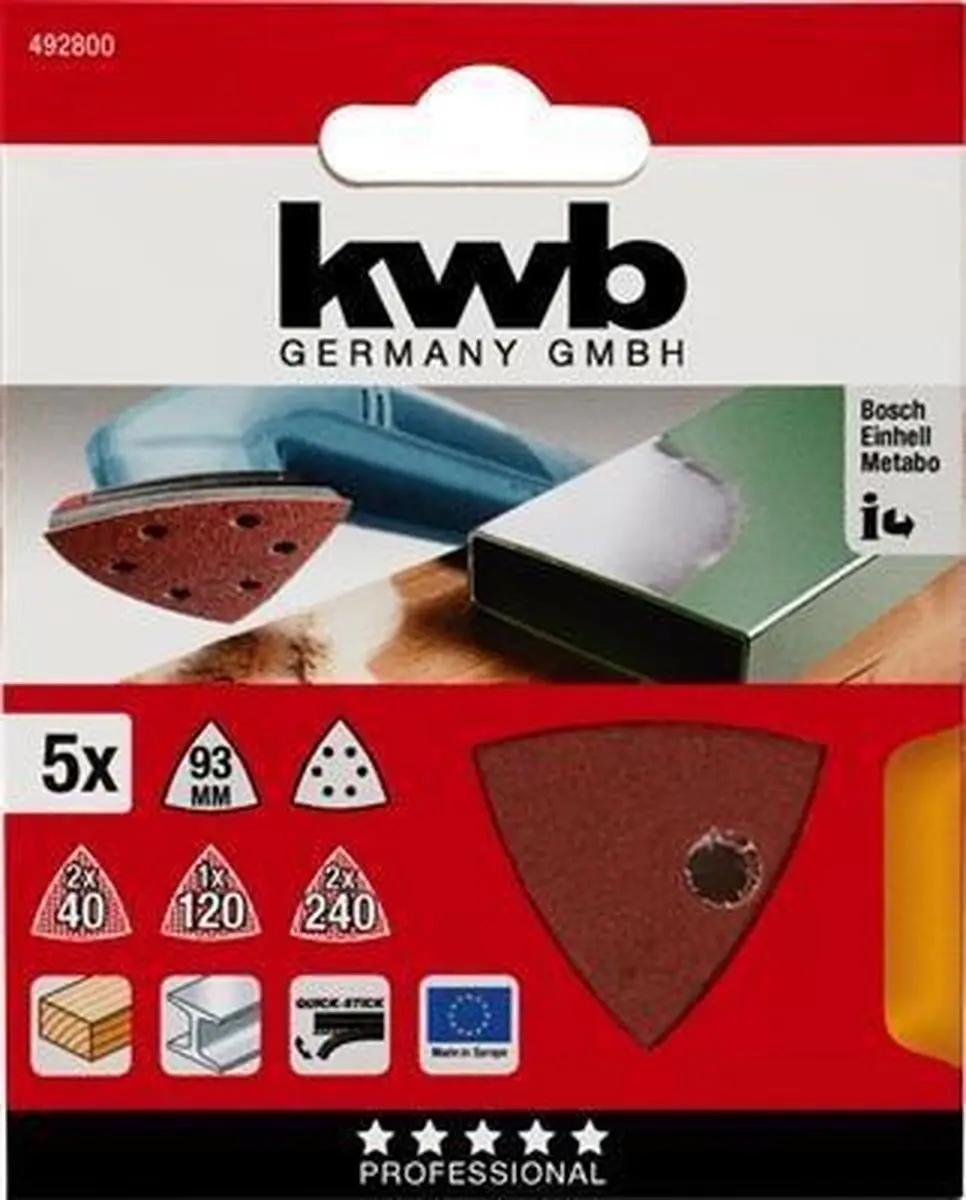 KWB Schuurschijf Delta 93x93mm