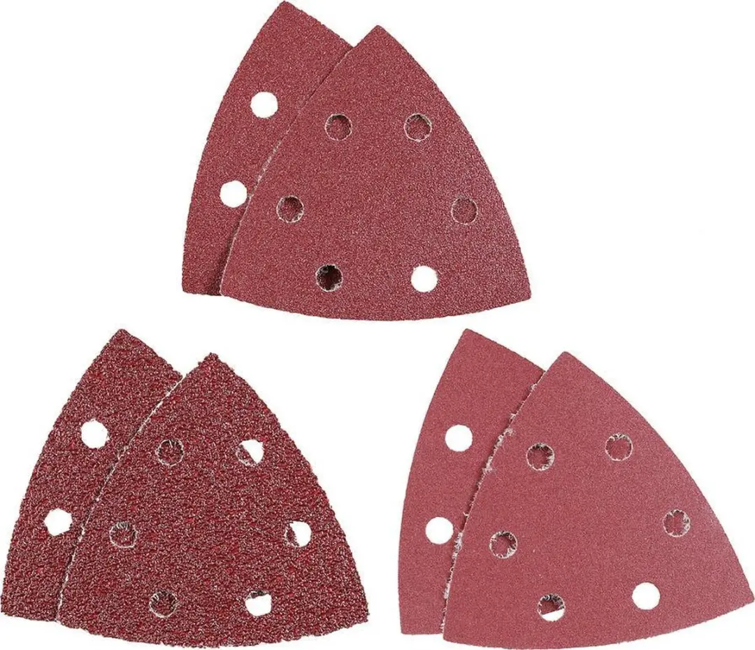 KWB Schuurschijf Delta 93x93mm - Korrel 40/120/240 - 5 Stuks