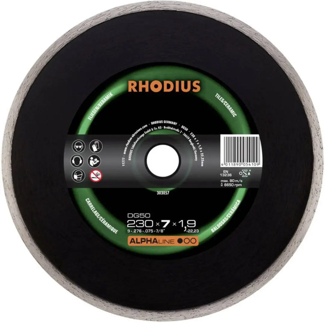 Rhodius 303053 DG50 Diamanten Doorslijpschijf 115mm