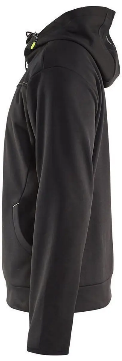 Blåkläder Hoodie 3363-2526 - XS - Zwart/High Vis Geel - afbeelding 6 van 6