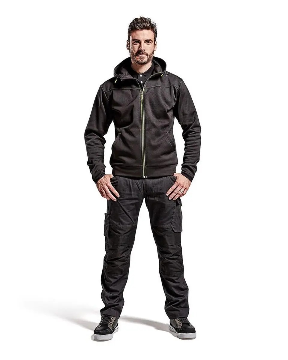 Blåkläder Hoodie 3363-2526 - XS - Zwart/High Vis Geel