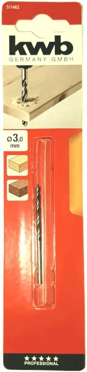 KWB Houtspiraalboor 3mm