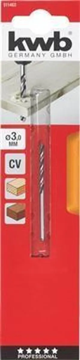 KWB Houtspiraalboor 3mm - afbeelding 6 van 6