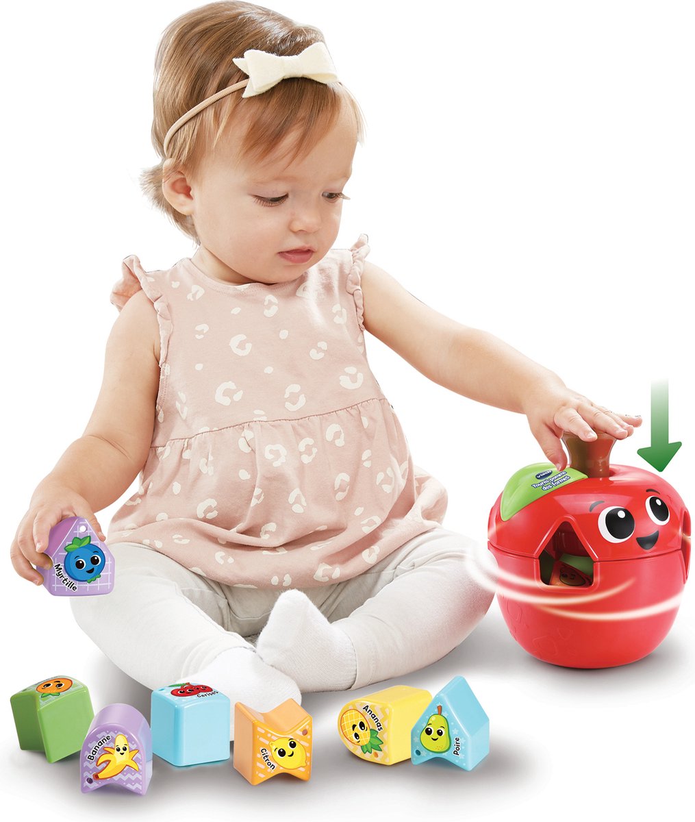 VTech Play Green TOURNI POMME DES FORMES (PLASTIQUE REUTILISE)