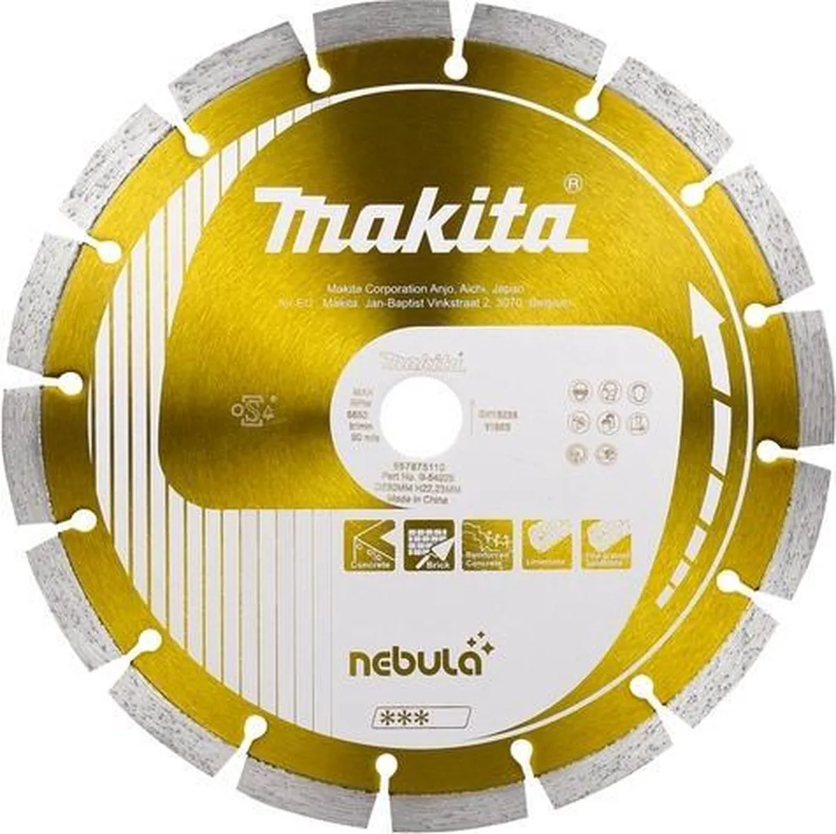 Makita B-54003 Diamantschijf 150x22,23x2,0mm - Oranje