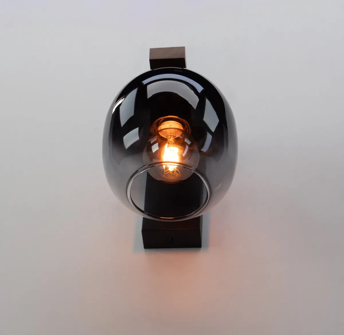 Eglo Filago Wandlamp E27 - 20 cm - Bruin/Zwart