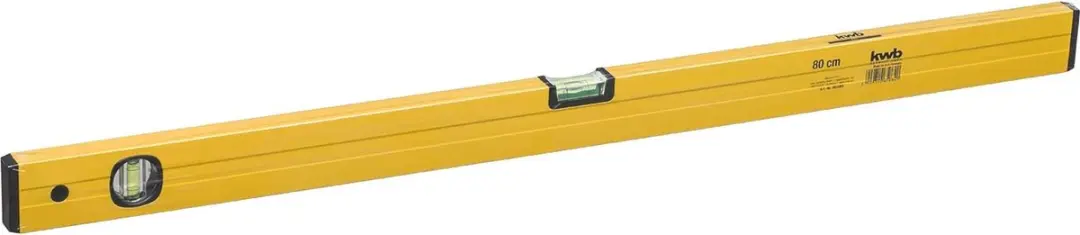 KWB Waterpas Aluminium 80cm 0,5 mm/m