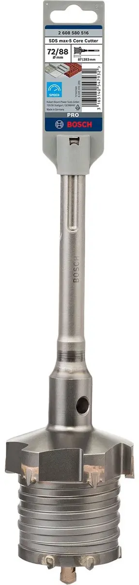 Bosch PRO SDS max Kernfrees 72/88 x 87 x 283mm