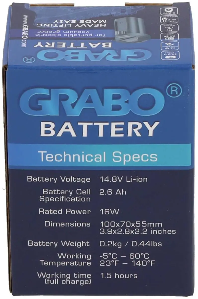 Grabo Accu 11001 2600mAh - 14,8V - Geschikt voor Plus/Pro