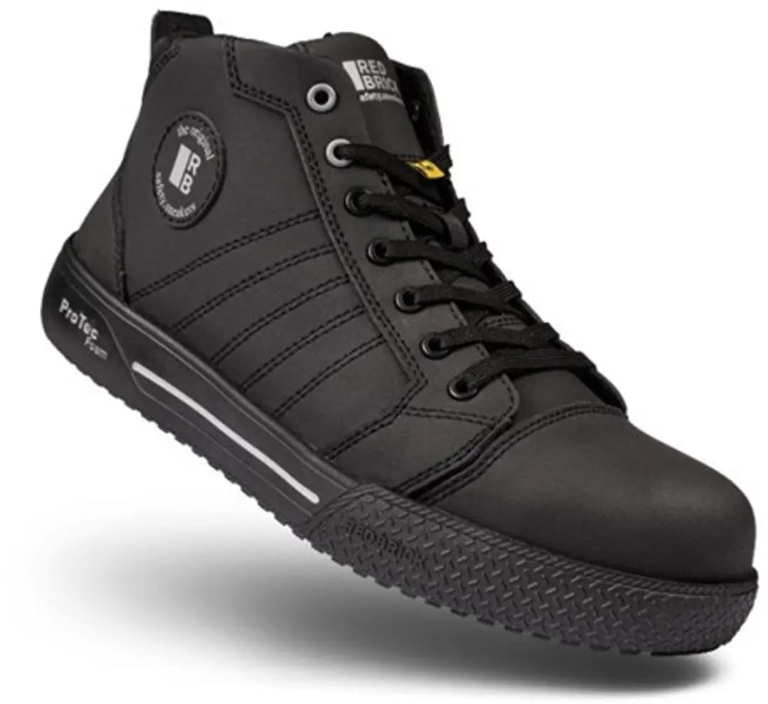 Redbrick Beater High Sneaker S3S - Zwart