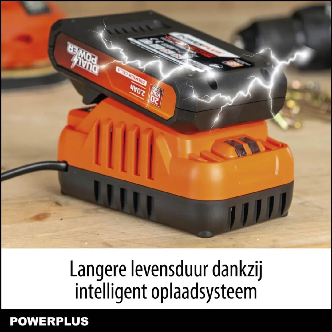 Powerplus POWDP90620 Dual Power Set - 20V 2.0Ah Accu & Lader