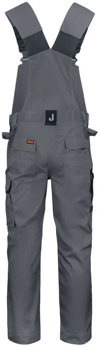 Jobman 3730 Bib N' Brace 65373020 - Donkergrijs/Zwart - Maat 52