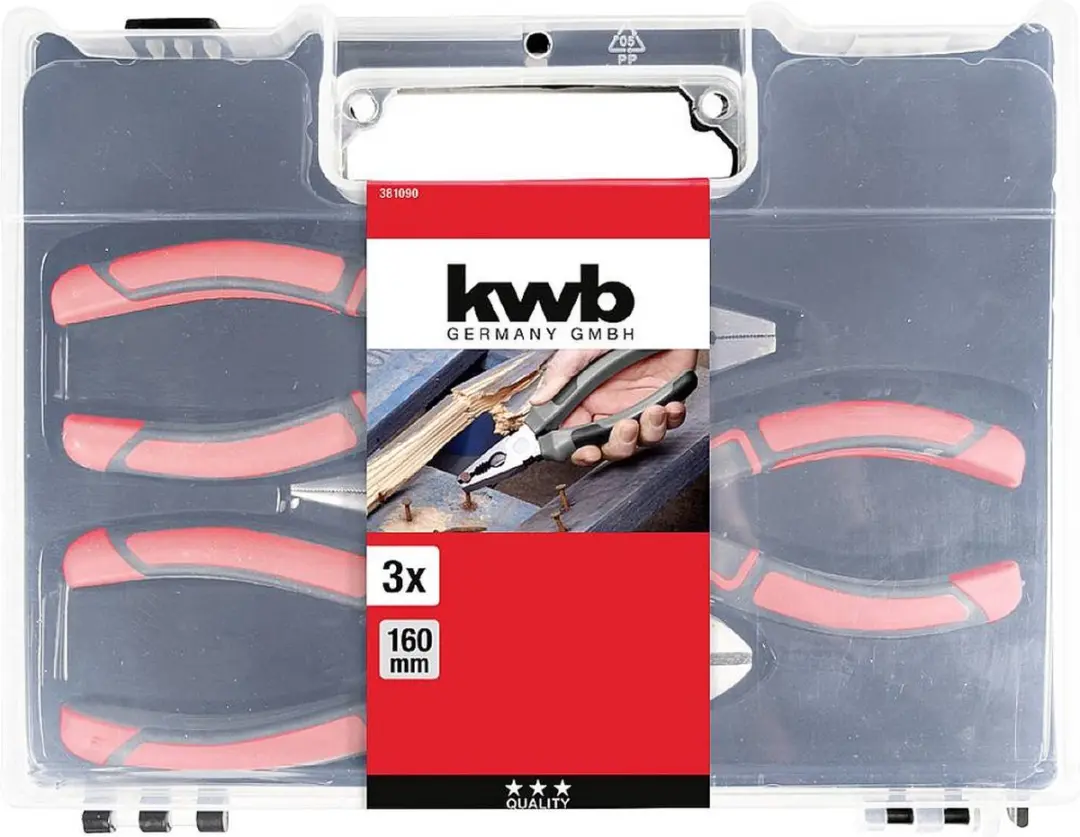 KWB Tangenset 3-delig 3 Stuks - MPN 381090