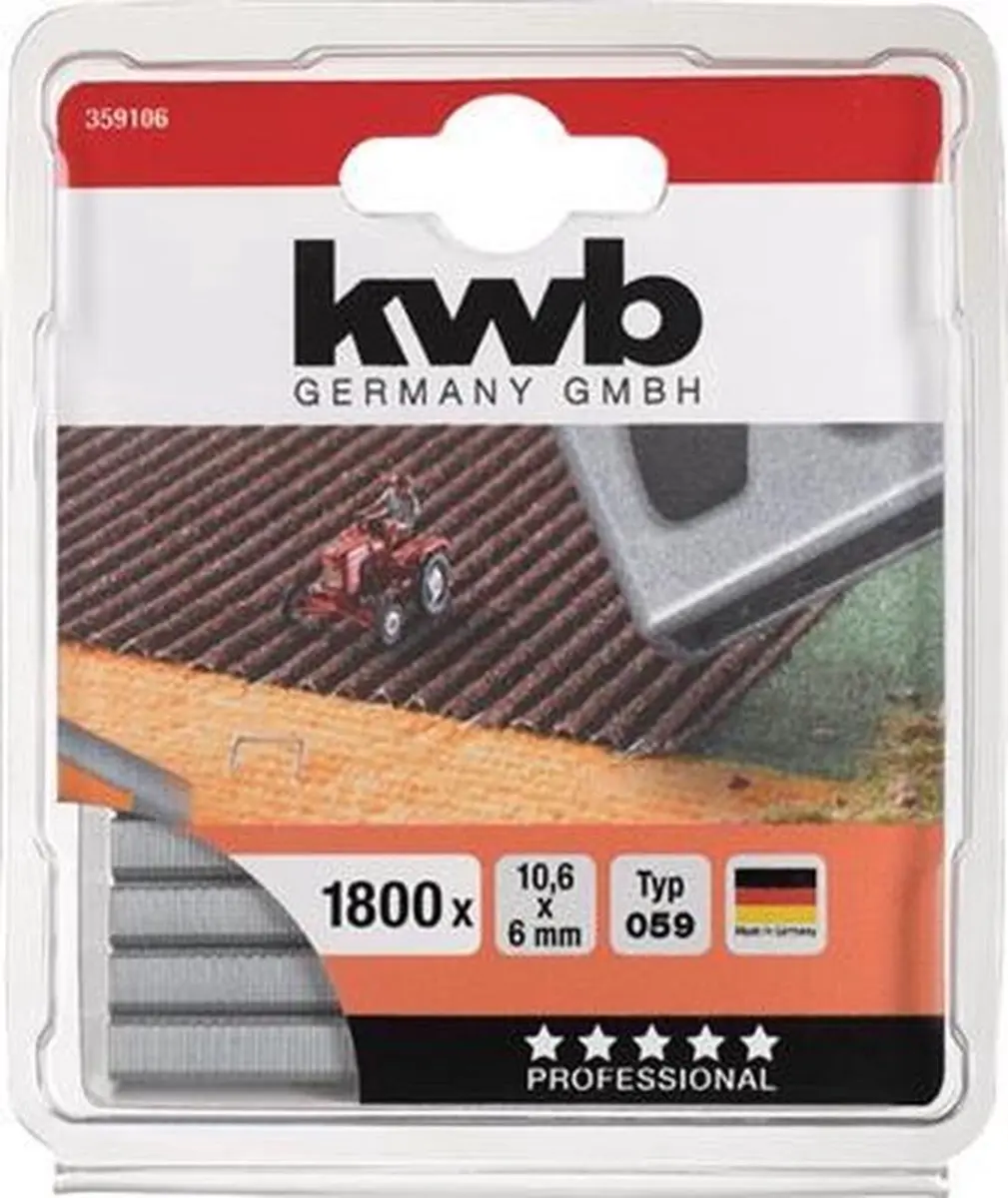KWB Nieten Hard Type 059C 6mm - 1800 Stuks