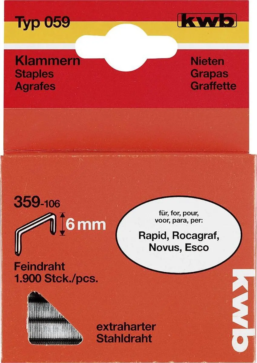 KWB Nieten Hard Type 059C 6mm